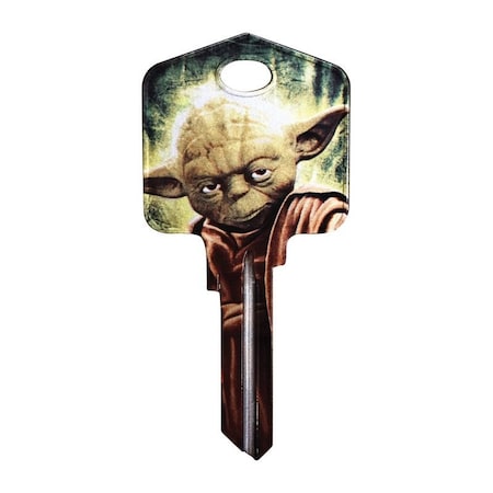 Hillman HILLMAN Star Wars Yoda House/Padlock Universal Key Blank KW1/10 Single, PK5 94860